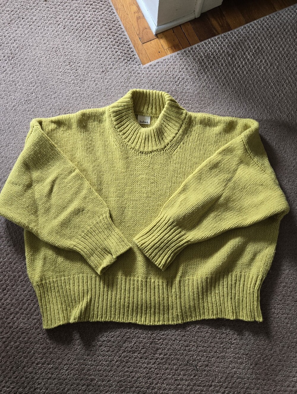 *RARE* Babaa Eco Wool Jumper No 15 In Acacia O/S